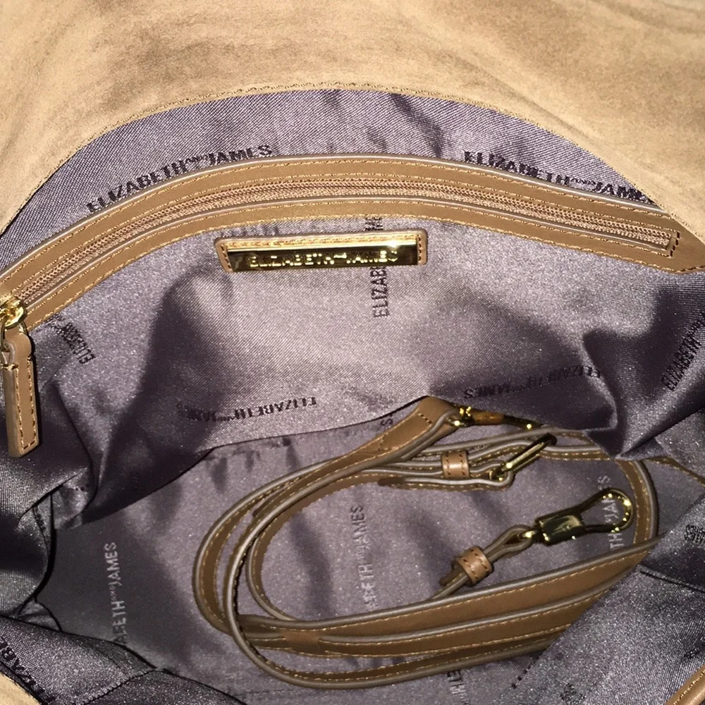 Elizabeth and James suede purse
